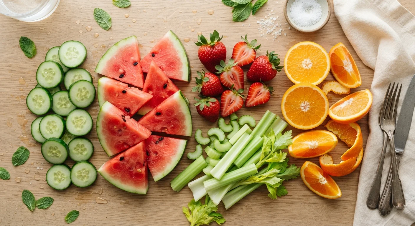 Hydration and Food: How Much Water You're Already Eating