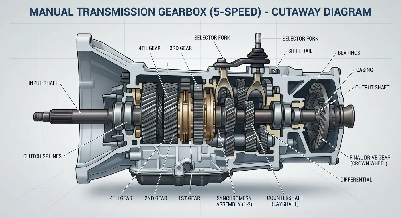 Transmission Types Explained: Manual, Automatic, CVT, and DCT